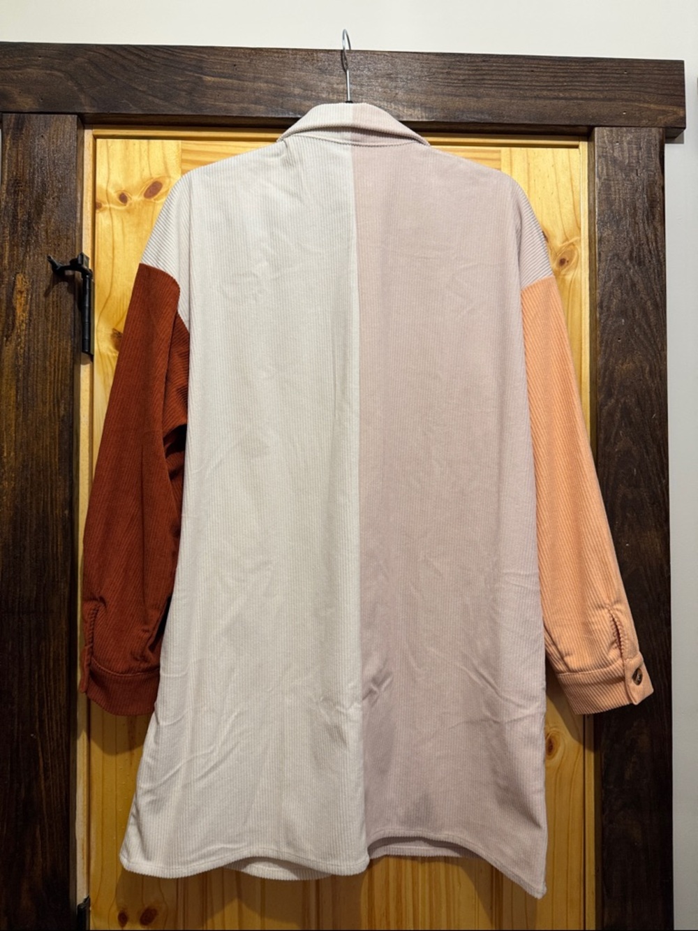 Colorblock shacket pair medium - Picture 3 of 5